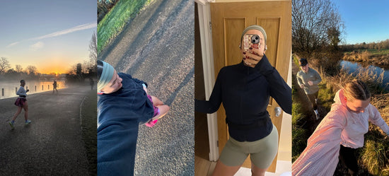 Eczema with every&one: Lucy running outdoors in running gear