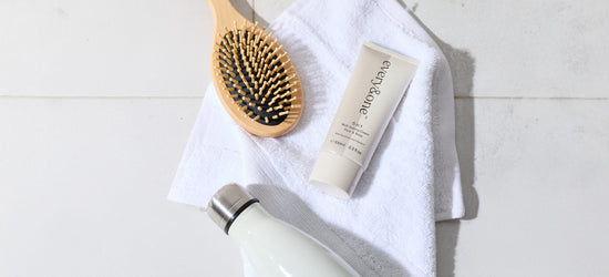 Gym bag skincare with every&one